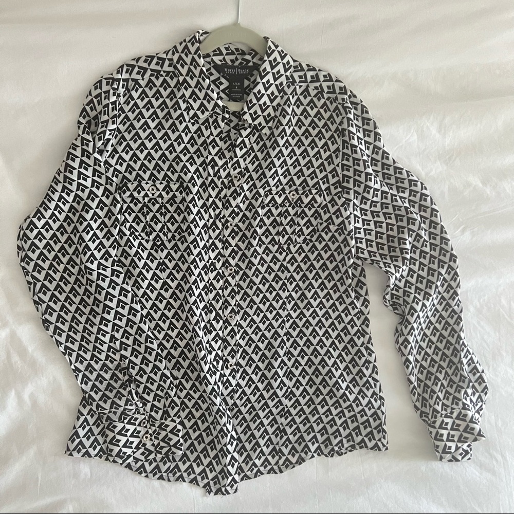 White House Black Market Womens Button Down